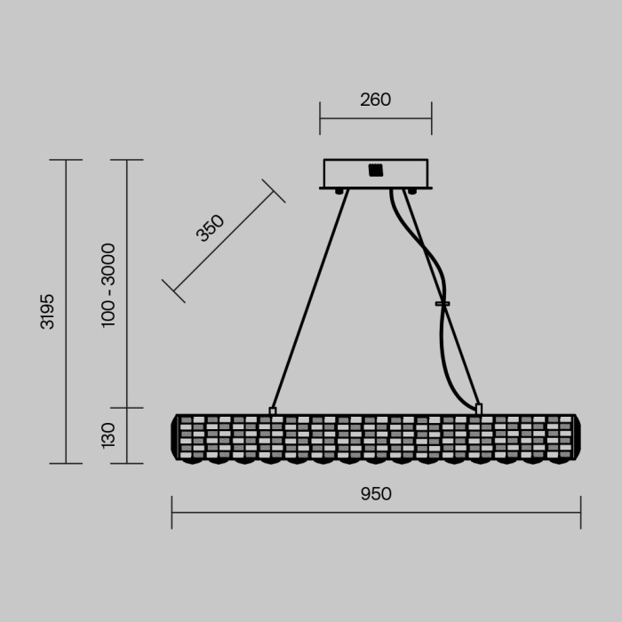Подвесной светильник Maytoni Castello MOD336PL-L130G3K (mod336pl-l130g3k)