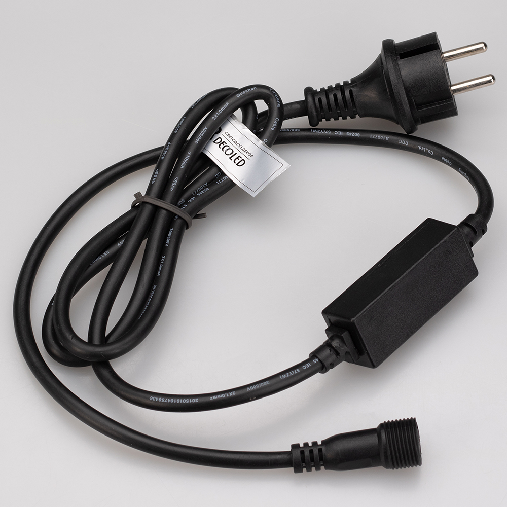 Шнур питания ARD-PRO-FLASH-1.5M Black (230V, 1.6A) (Ardecoled, Закрытый) 025889