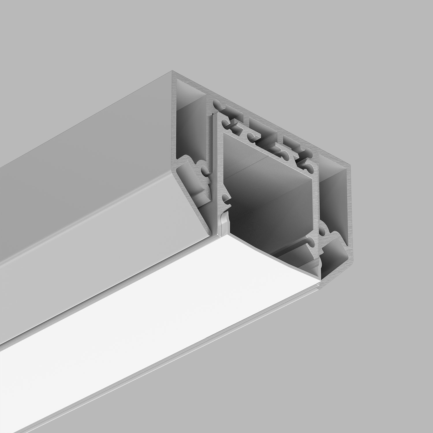 Встраиваемый профиль в натяжной потолок Ledron АВД-4711 13173 Alum (4368)