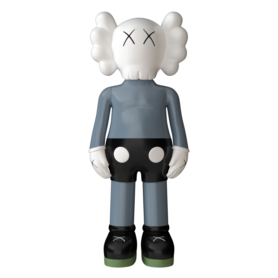Дизайнерская статуэтка копилка KAWS Companion синий (9495)