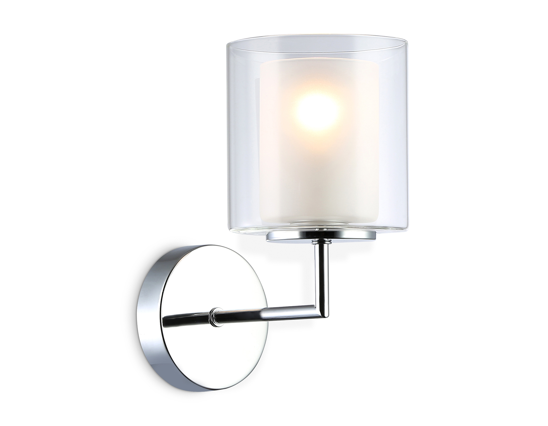 Настенный светильник LH56005 СH/FR хром/белый матовый E14 max 40W 190*120*220