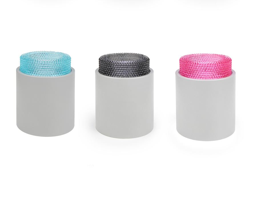 Насадка передняя для корпуса светильника D70mm N7194 BL голубой D70*H30mm Out25mm MR16 (для корпуса светильника)