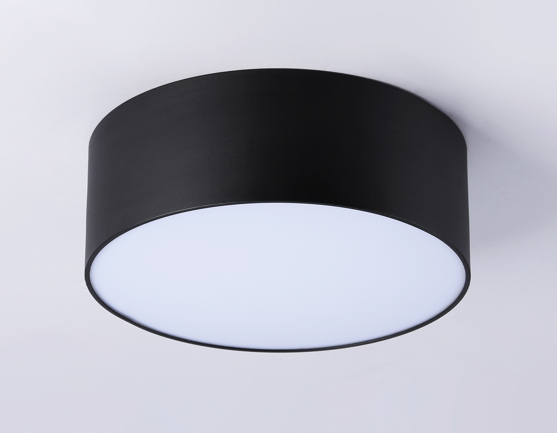 Потолочный светодиодный светильник FV5514 BK черный LED 15W 4200K D120*58 (Без ПДУ)