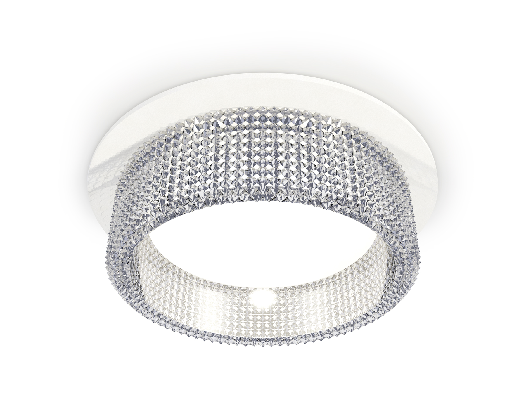 Комплект встраиваемого светильника XC8050030 SWH/CL белый песок/прозрачный GX53 (C8050, N8480)