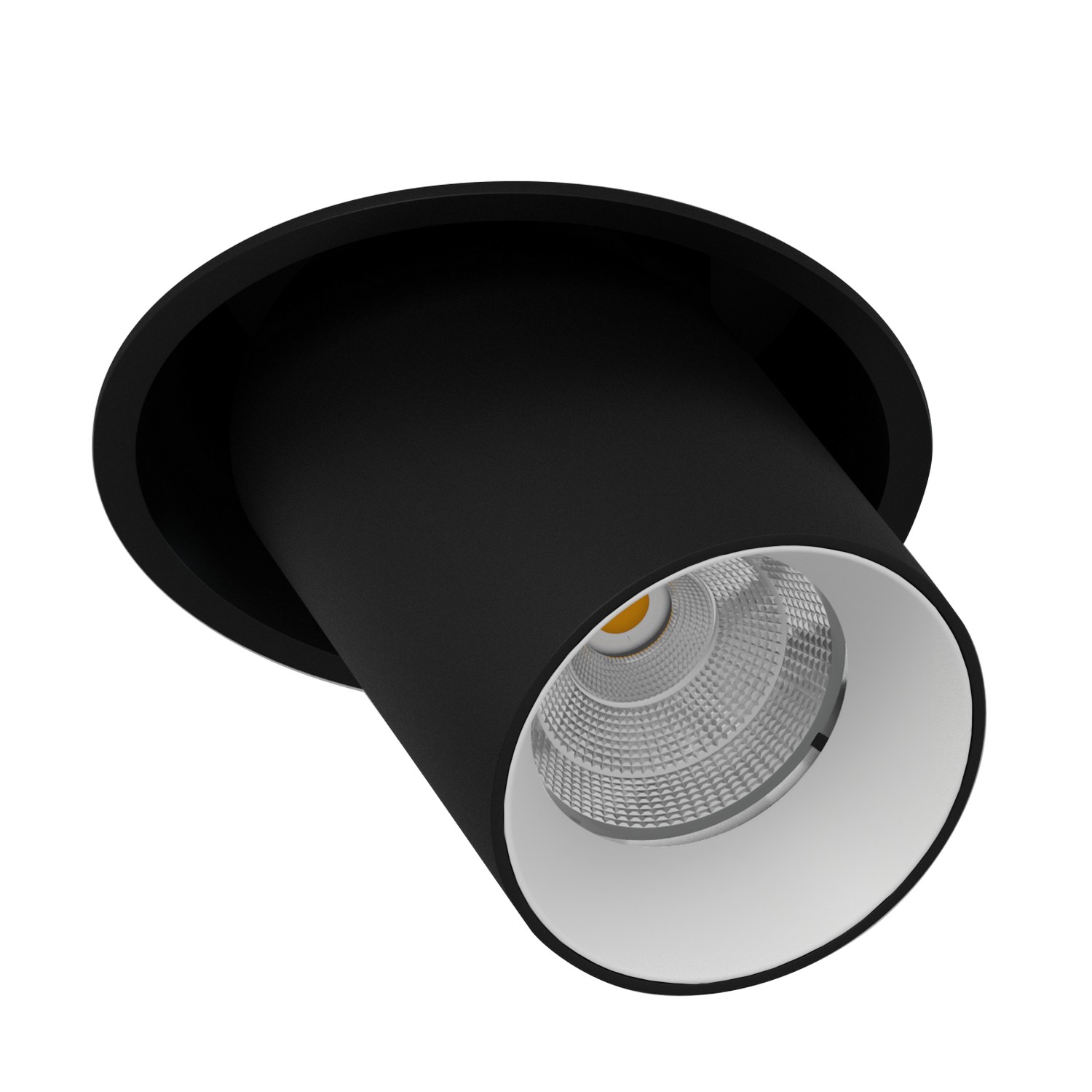Встраиваемый поворотный светодиодный светильник Ledron EVA DANNY MINI Black-White (2024)