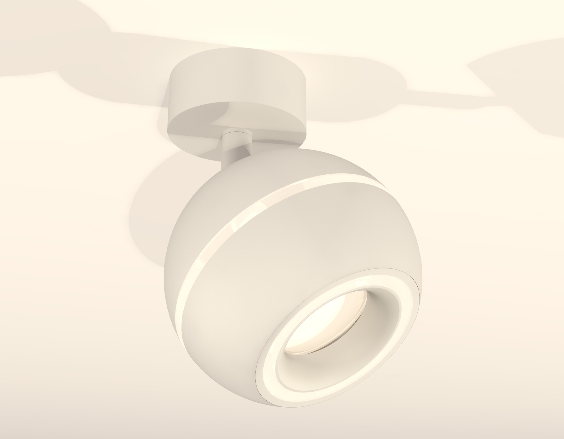 Комплект поворотного светильника с дополнительной подсветкой XM1101015 SWH белый песок MR16 GU5.3 LED 3W 4200K (A2202, C1101, N7110)