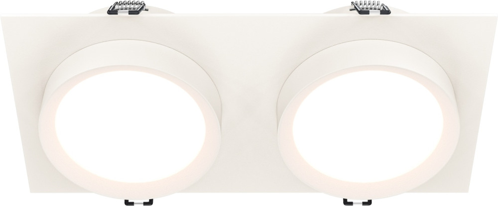Встраиваемый светильник Hoop GX53 2x15W Maytoni Hoop DL086-02-GX53-SQ-W (dl086-02-gx53-sq-w)
