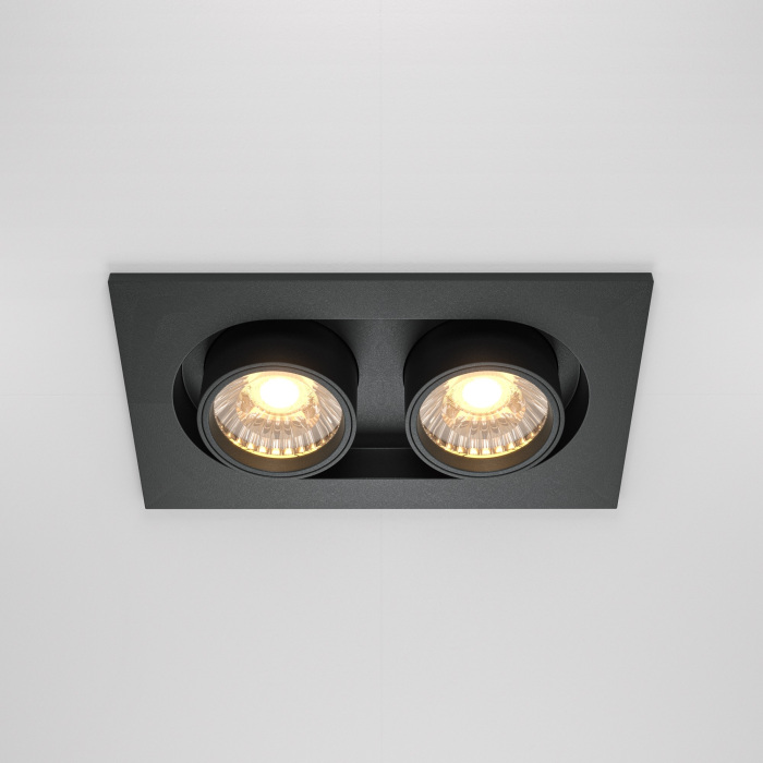 Встраиваемый светильник Hidden 3000K 2x10W 36 LED Maytoni Technical DL045-02-10W3K-B (dl045-02-10w3k-b)