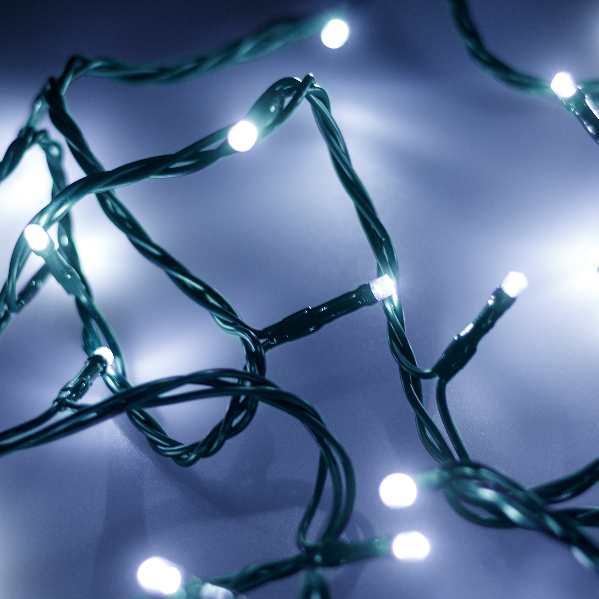 Светодиодная гирлянда ARD-STRING-HOME-5000-GREEN-50LED-STD WHITE (230V, 3.5W) (Ardecoled, IP20) 025766