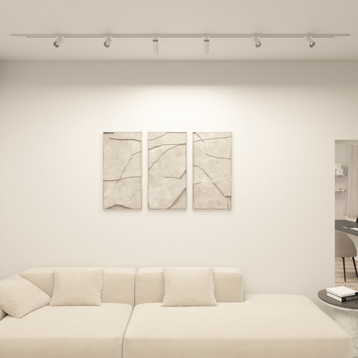 Трековый светильник однофазный Denkirs Scope DK6060-BWWH (dk6060-bw_wh)