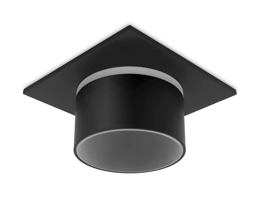 Встраиваемый точечный светильник MR16 в стиле техно TN326 SBK черный песок GU5.3 92*92*60