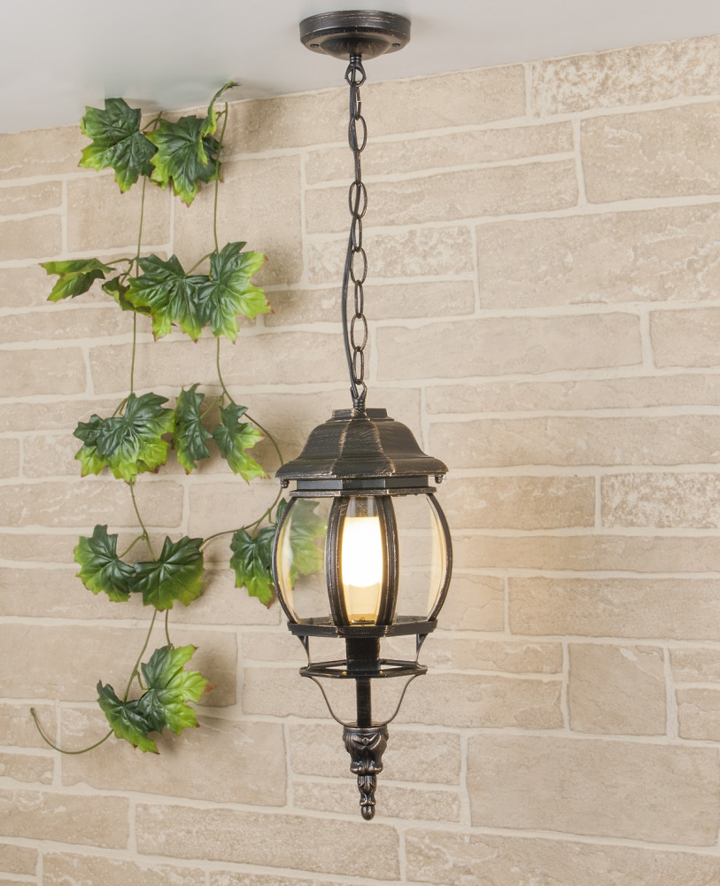 Уличный светильник подвесной 1001H черное золото  1045 (electrostandart_a034298)