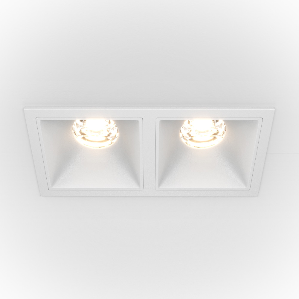 Встраиваемый светильник Alfa LED 3000K 2x10Вт 36 Dim Triac Maytoni Technical DL043-02-10W3K-D-SQ-W (dl043-02-10w3k-d-sq-w)