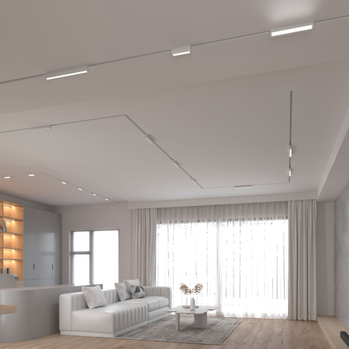 Трековый светильник магнитный 12W 4200K Alter белый Elektrostandard Slim Magnetic 8504901 (a062997)