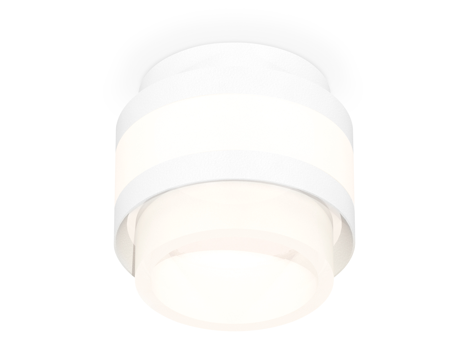 Комплект накладного светильника с акрилом XS8418001 SWH/FR белый песок/белый матовый GX53 (C8418, N8401)