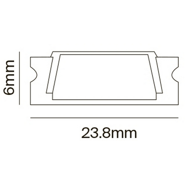 Алюминиевый профиль встраиваемый 30x6 Maytoni Led Strip ALM003S-2M (alm003s-2m)