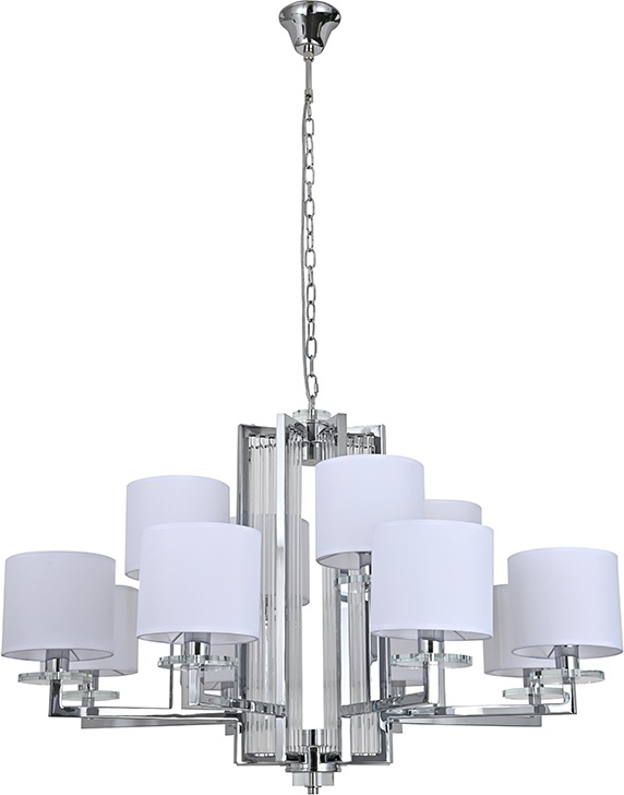 Подвесная люстра Newport 35400 354084C chrome без абажуров (35408_4_c_chrome_bez_abazhurov)