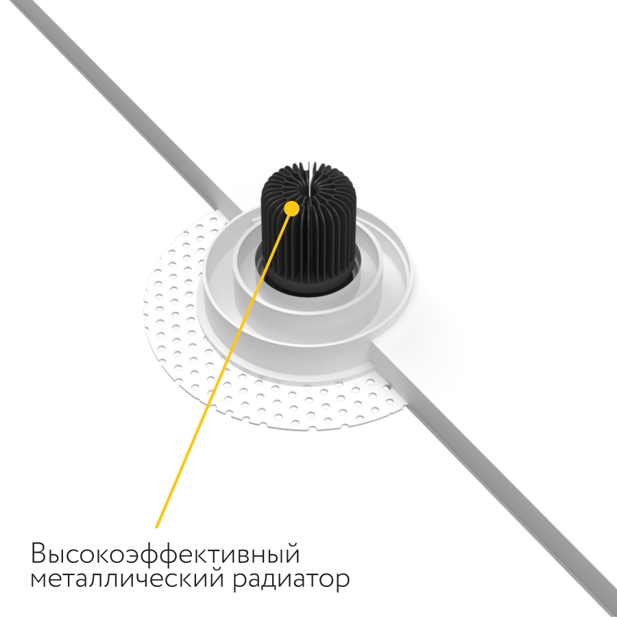 Встраиваемый поворотный светодиодный светильник Ledron LH1501136 (2481)