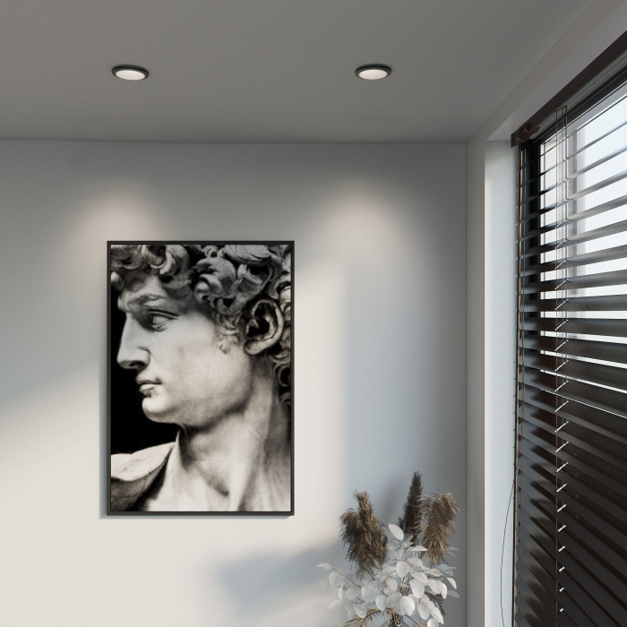 Встраиваемый светильник Elektrostandard Mils 2501001 GU10 чрный (electrostandart_a064268)