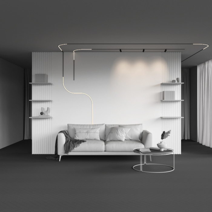 Трековый светильник магнитный 16W 24V Maytoni Flex TR186-1-16W4K-B (tr186-1-16w4k-b)