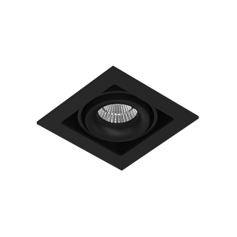 Встраиваемый поворотный светодиодный светильник Ledron ON-201-9W Black (2202)