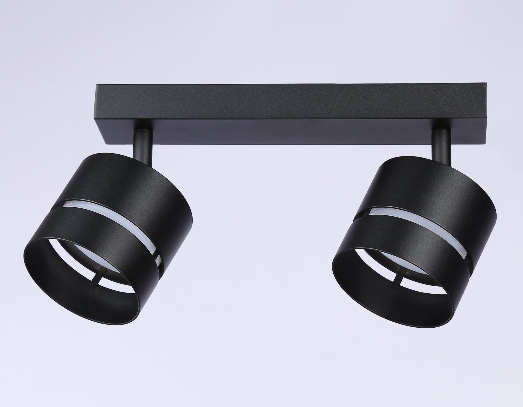 Светильник накладной поворотный со сменной лампой GU10 TN71060/2 BK черный GX53/2 max 12W 280*85*150