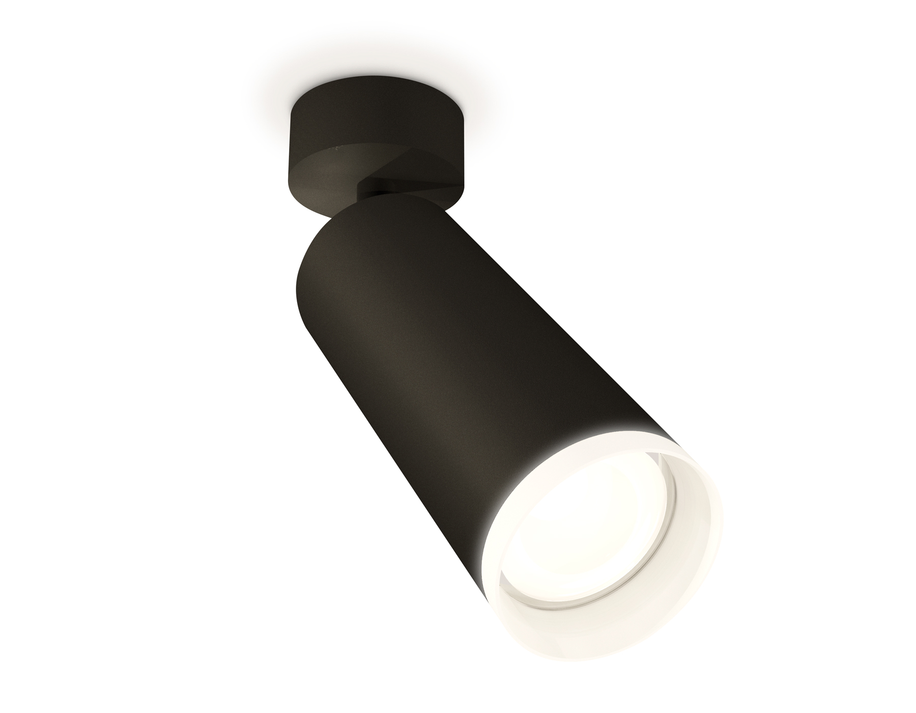 Комплект поворотного светильника с акрилом XM6343010 SBK/FR черный песок/белый матовый MR16 GU5.3 (A2210, C6343, N6246)