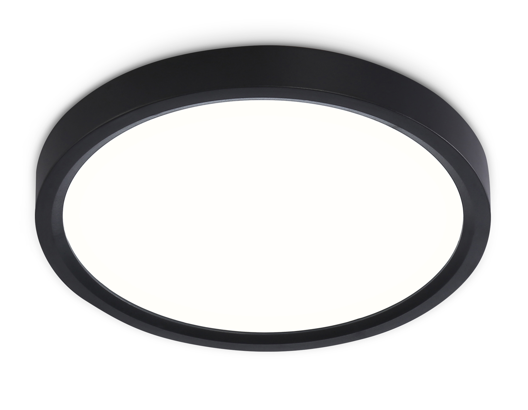 Светильник светодиодный ультратонкий 3000K-6500K с CCT-переключателем FZ1902 BK черный IP54 13W 3000K-6500K CCT-переключатель D230*25 (Без ПДУ)