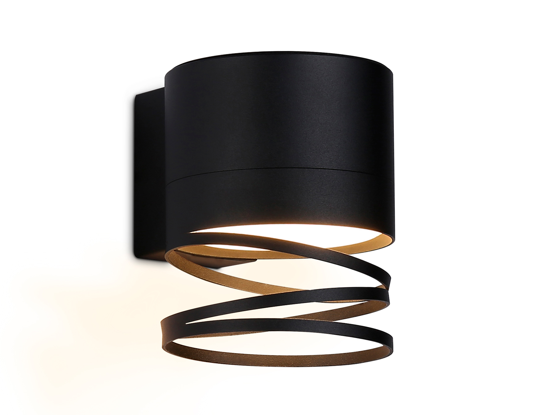 Светильник настенный со сменной лампой GU10 TN71113 BK черный GX53 max 12W 110*82*100