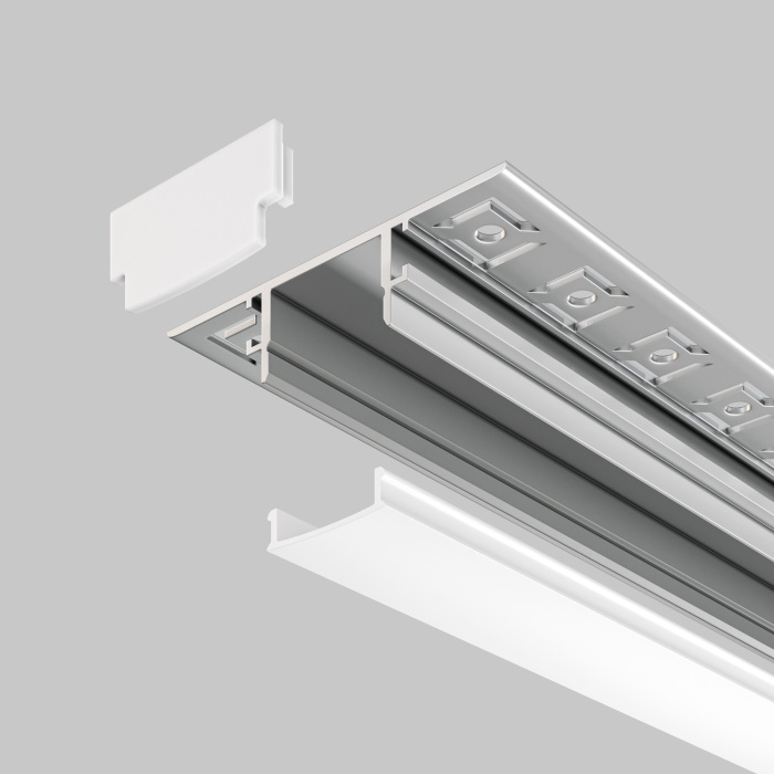 Алюминиевый профиль скрытого монтажа 61x14 Maytoni Led Strip ALM-6114-S-2M (alm-6114-s-2m)