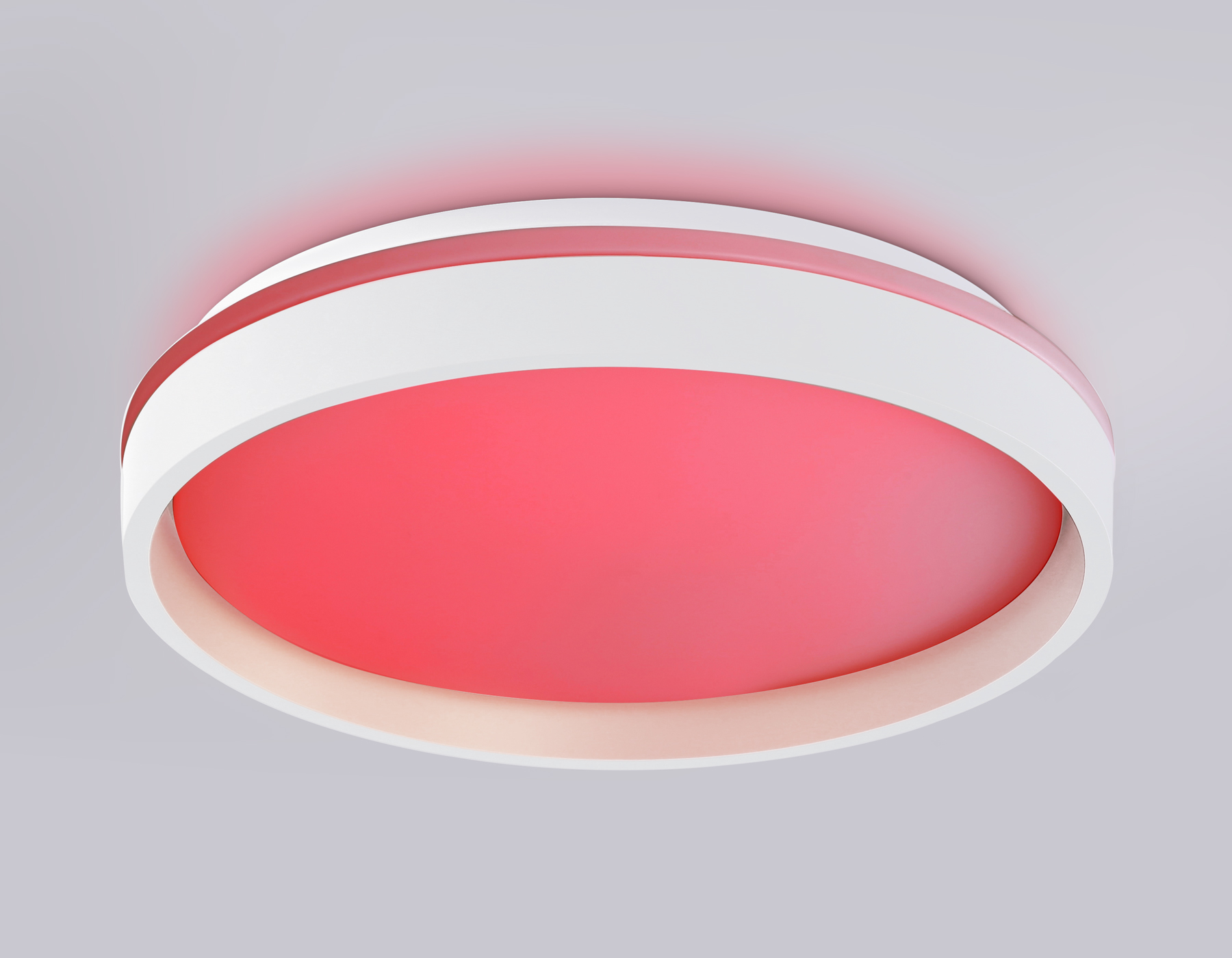 Светодиодный светильник RGB с пультом управления FZ601 WH/GD белый/золото IP20 46W 3000K-6500K+RGB D390*80 (ПДУ ИК)