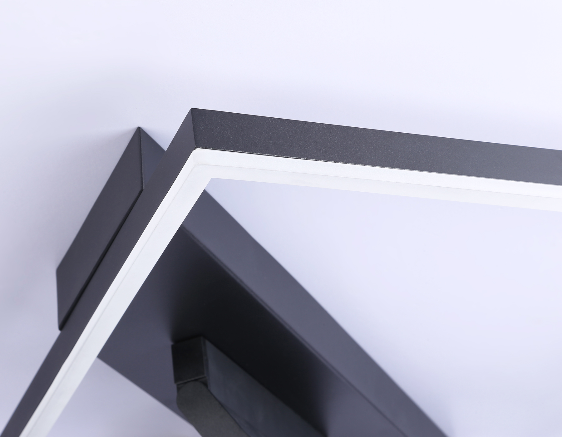 Потолочный светодиодный светильник FL51466/1+1 BK черный 85W 3000K-6400K+4200K 600*600*110 (ПДУ РАДИО 2.4G)