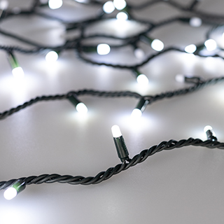Светодиодная гирлянда ARD-STRING-PRO-1000-GREEN-100LED-MILK-PULSE White (230V, 7W) (Ardecoled, IP65) 031664