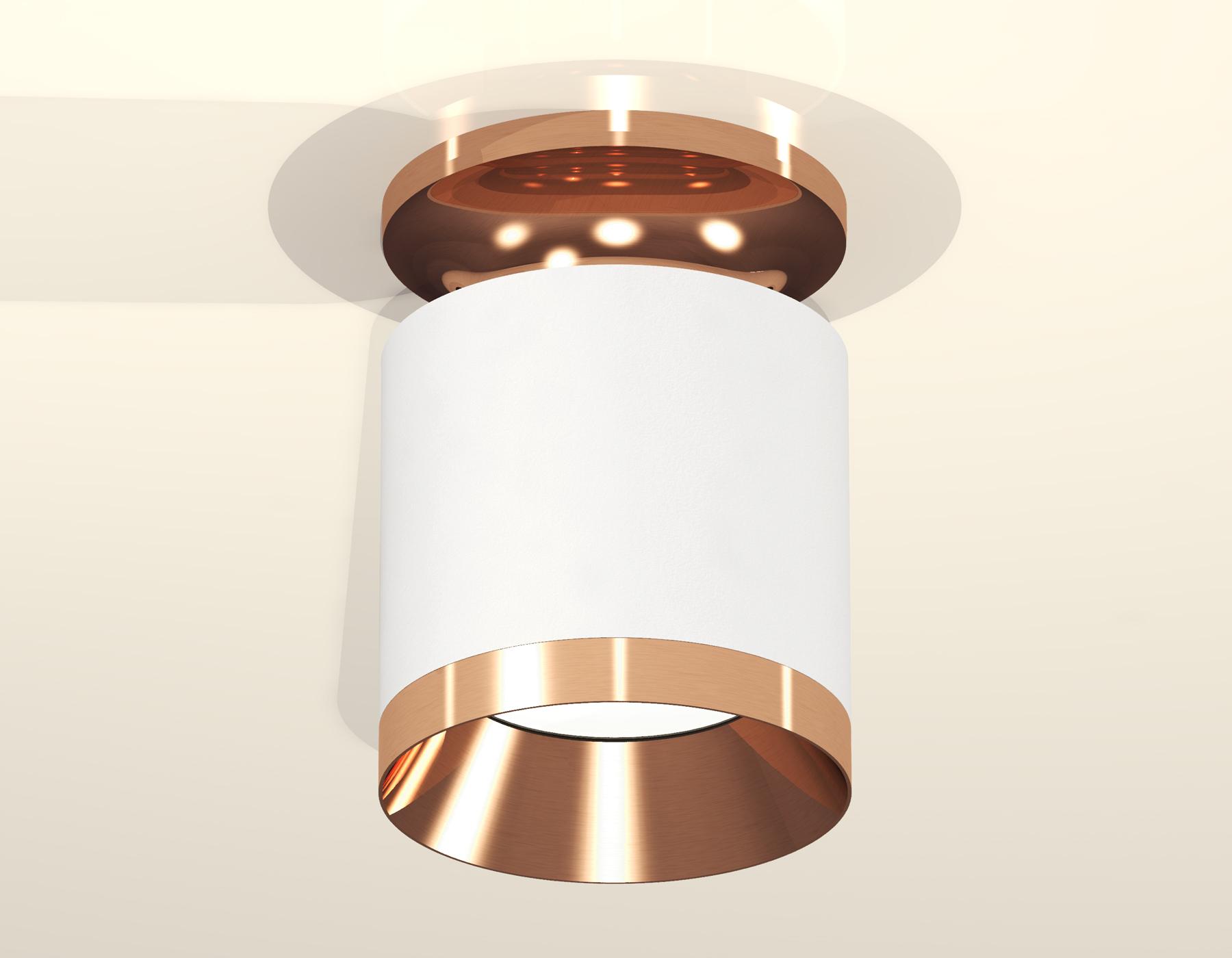 Комплект накладного светильника XS7401141 SWH/PPG белый песок/золото розовое полированное MR16 GU5.3 (N7930, C7401, N7035)