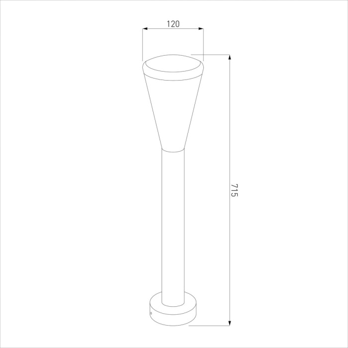 Наземный светильник 1417 IP54 Elektrostandard Techno a049714 (a049714)