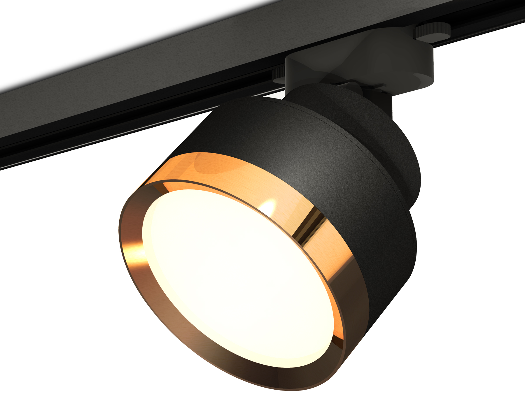 Комплект трекового светильника XT8102004 SBK/PYG черный песок/золото желтое полированное GX53 (A2526, A2106, C8102, N8124)