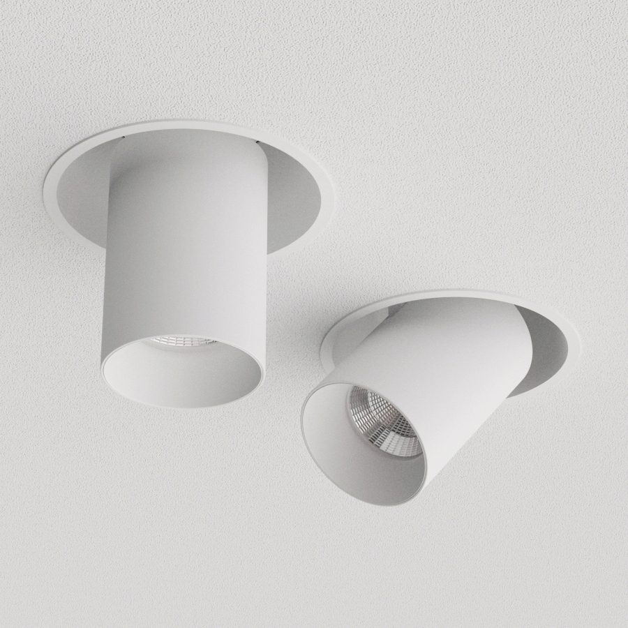 Встраиваемый поворотный светодиодный светильник Ledron EVA DANNY MINI White TRIAC (10140)