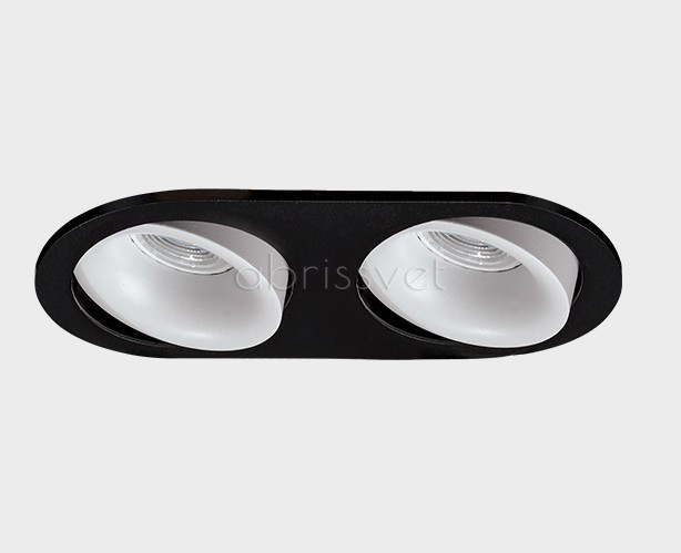 DE-2002 black светильник встраиваемый