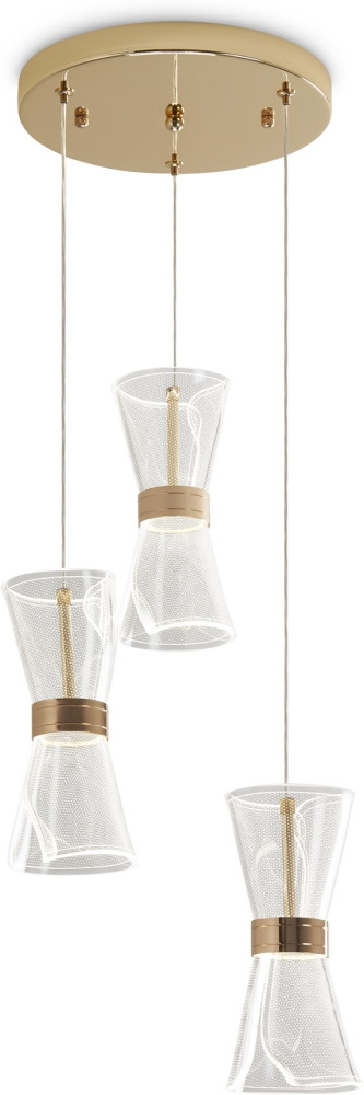 Подвесной светильник Freya Dress FR5438PL-L18G (fr5438pl-l18g)