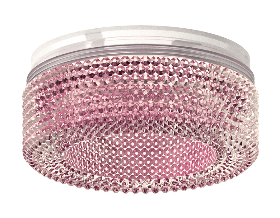 Насадка передняя для корпуса светильника D70mm N7193 PI розовый D70*H30mm Out25mm MR16 (для корпуса светильника)