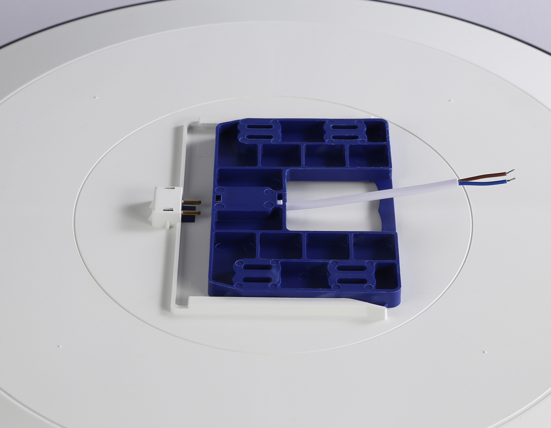 Потолочный светодиодный светильник FZ1227 BK черный IP44 43W 4200K D455*60 (Без ПДУ)