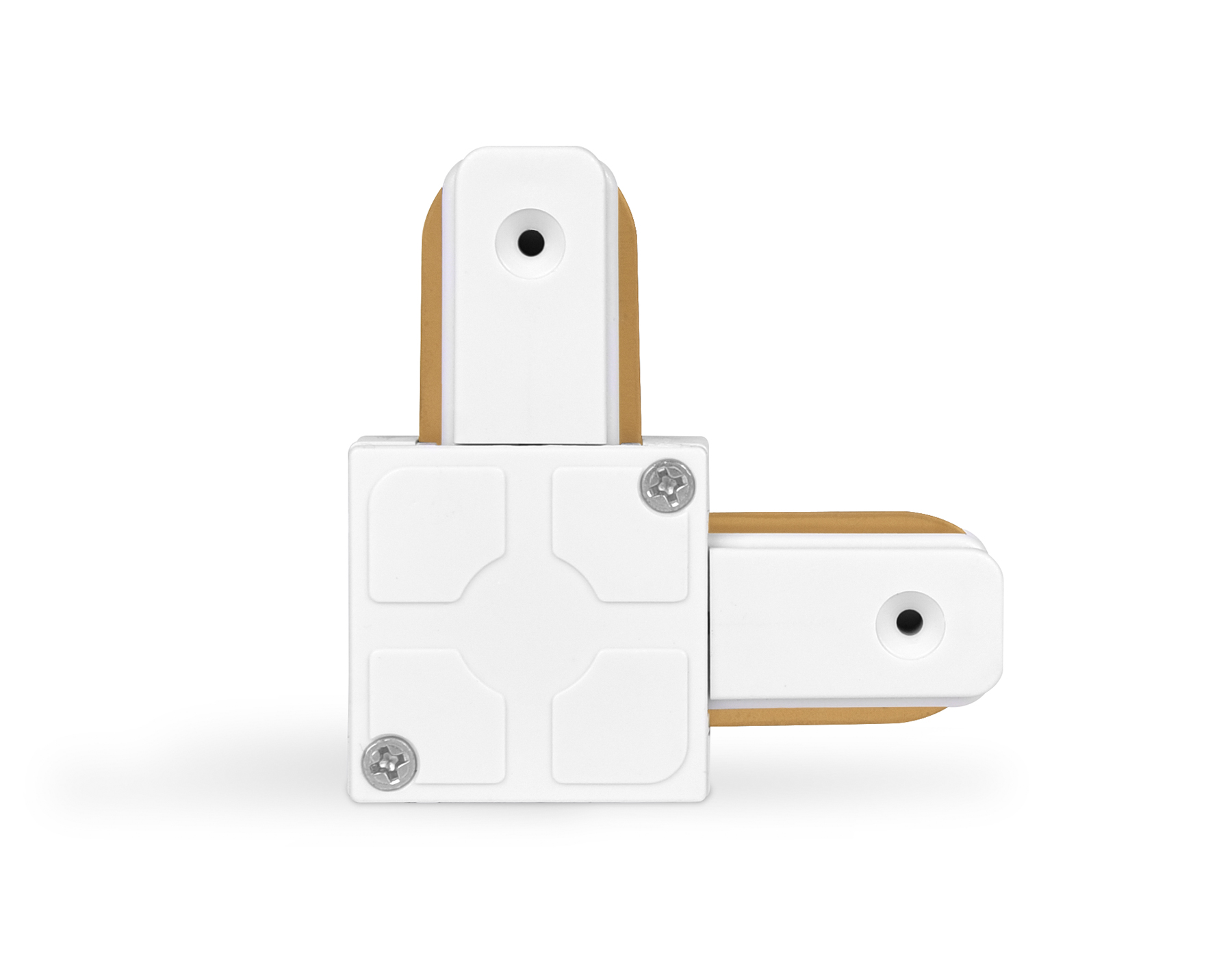 Коннектор угловой однофазный для соединения трековых шинопроводов GL7070 WH белый коннектор угловой однофазный для соединения трековых шинопроводов