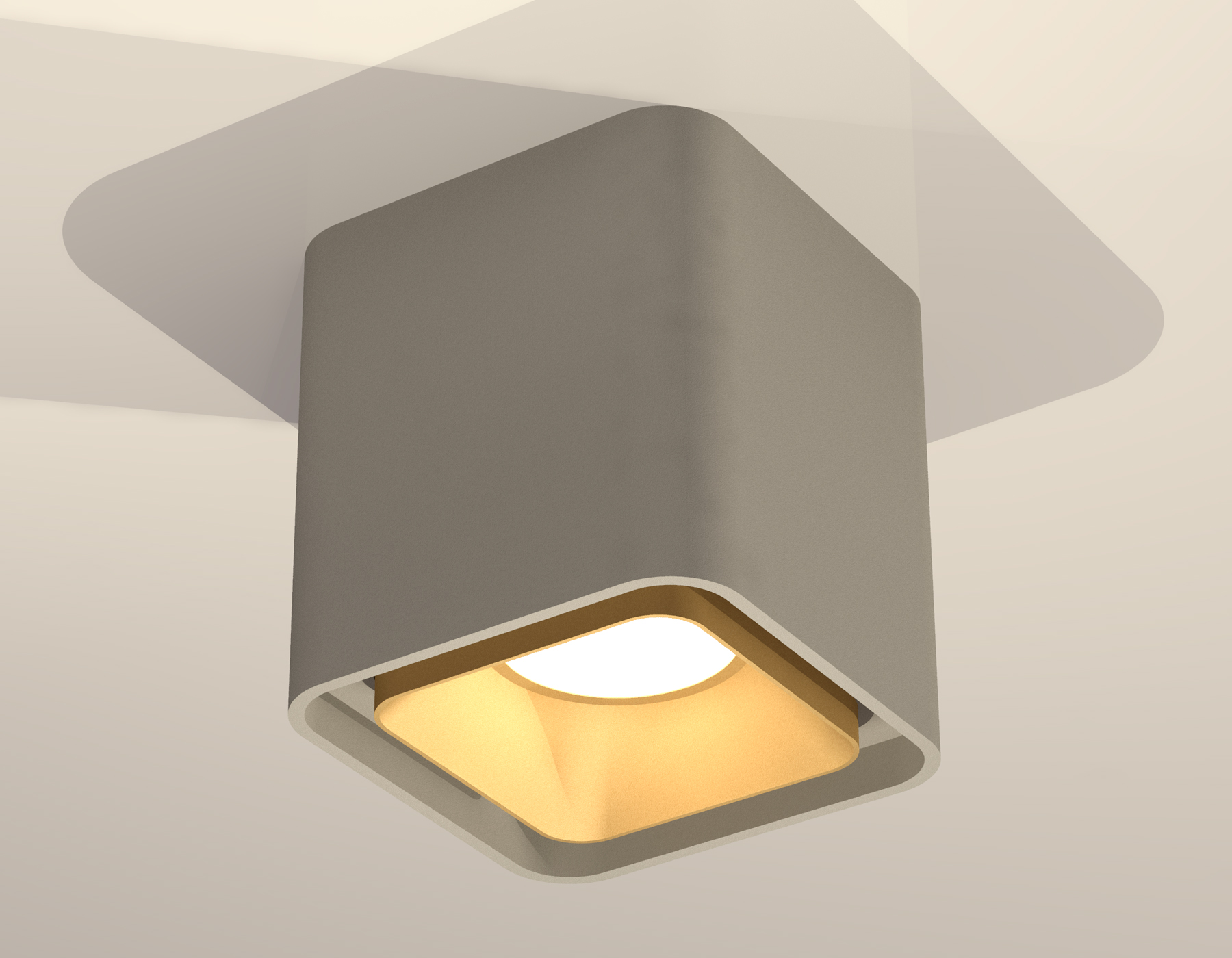 Комплект накладного светильника XS7842004 SGR/SGD серый песок/золото песок MR16 GU5.3 (C7842, N7704)