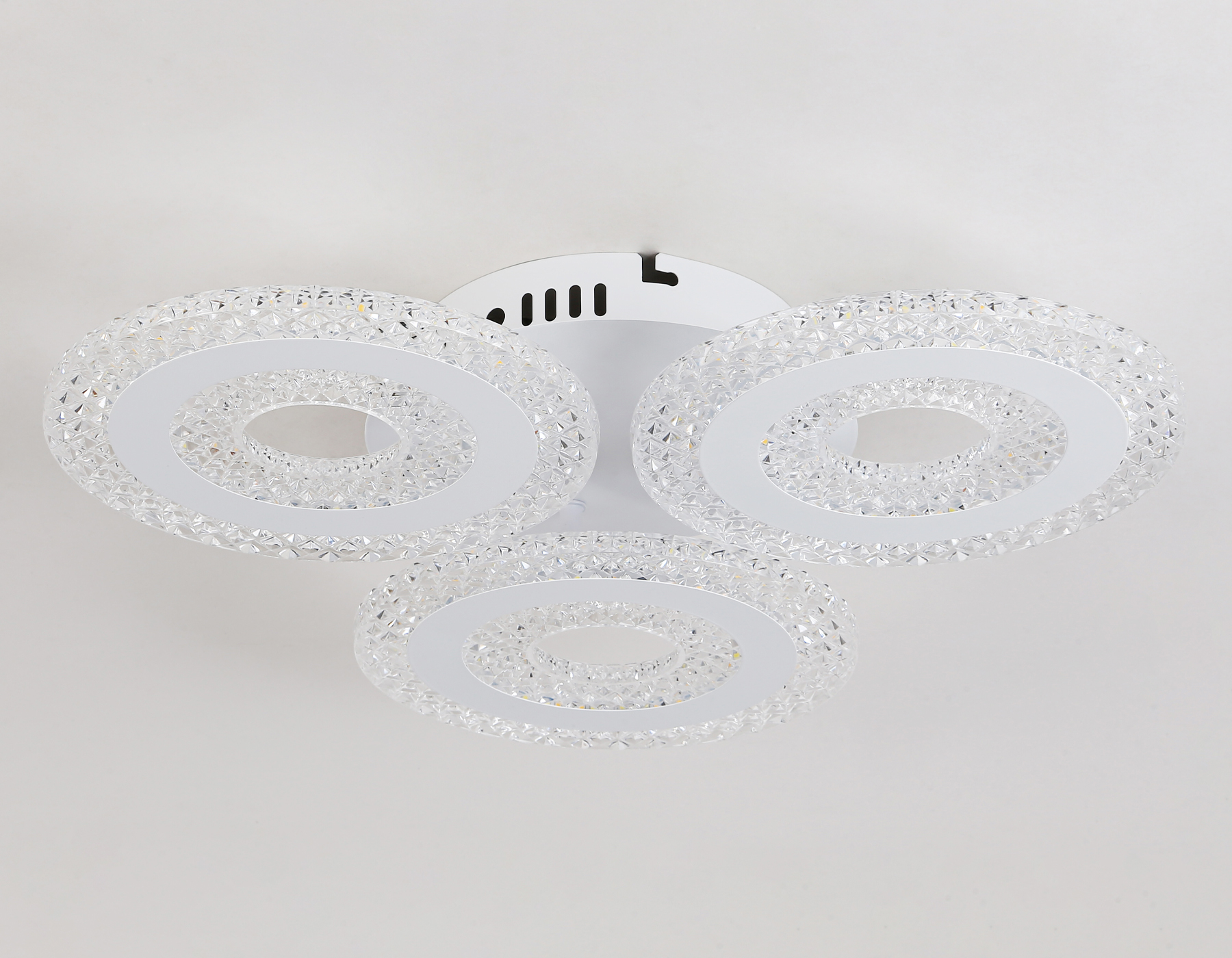 Потолочный светодиодный светильник с пультом FA4001/3 WH белый 70W 3000K+6400K/4200K/6400K+3000K D480*85 (ПДУ ИК)