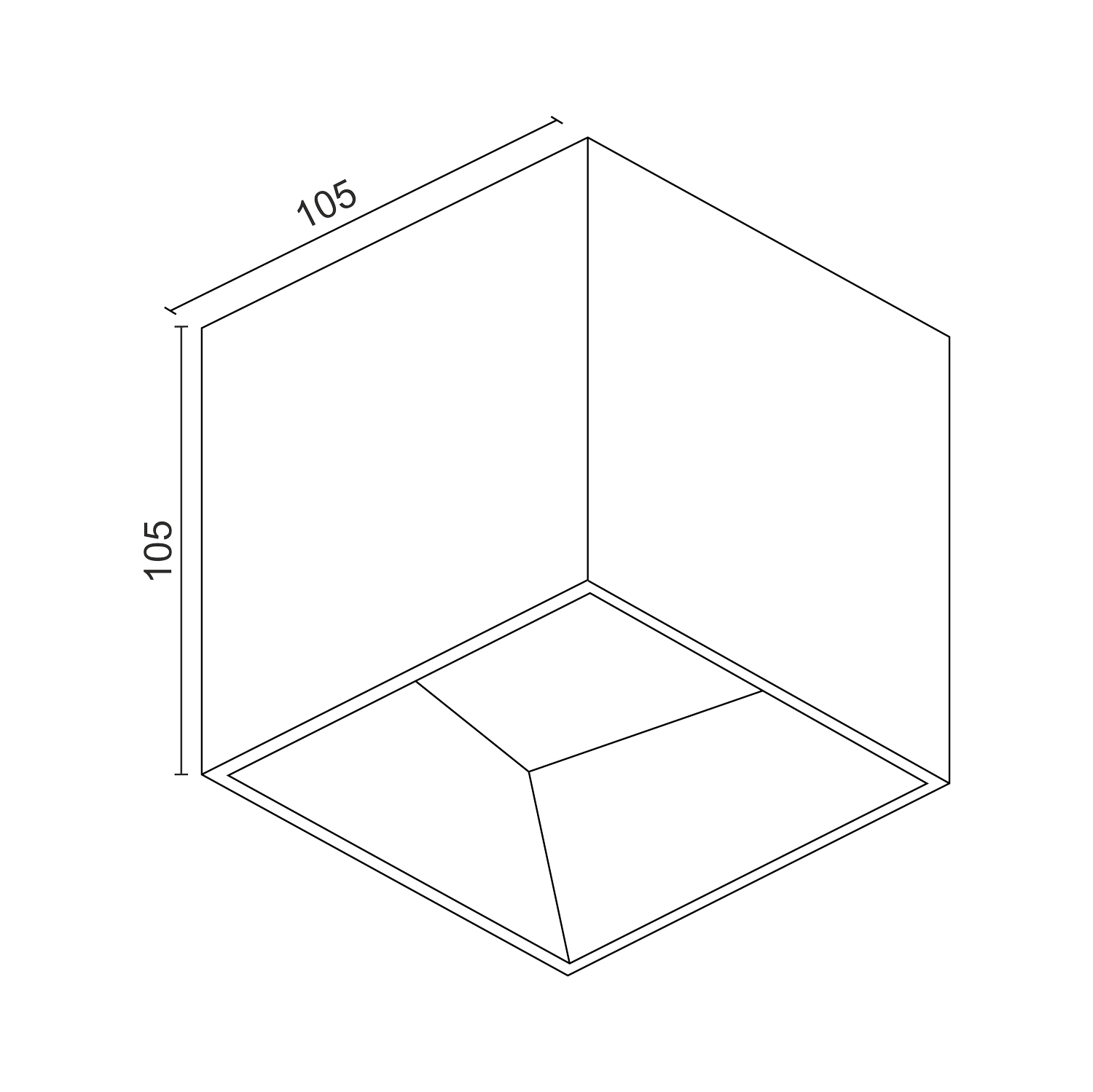 Накладной светодиодный светильник Ledron SKY OK Grey (2677)