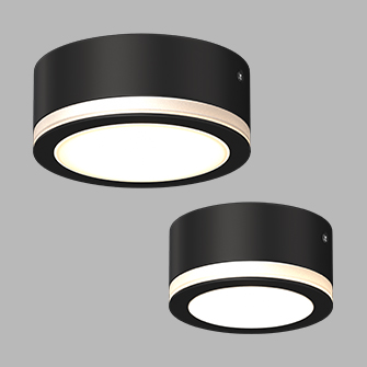 Накладной светодиодный светильник Ledron SDL10-R100-3100K Black (2740)