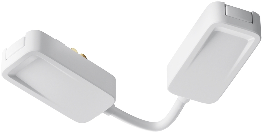 Коннектор питания угловой Radity встраиваемый белый магнитный Maytoni Technical TRA084CPC-W-12