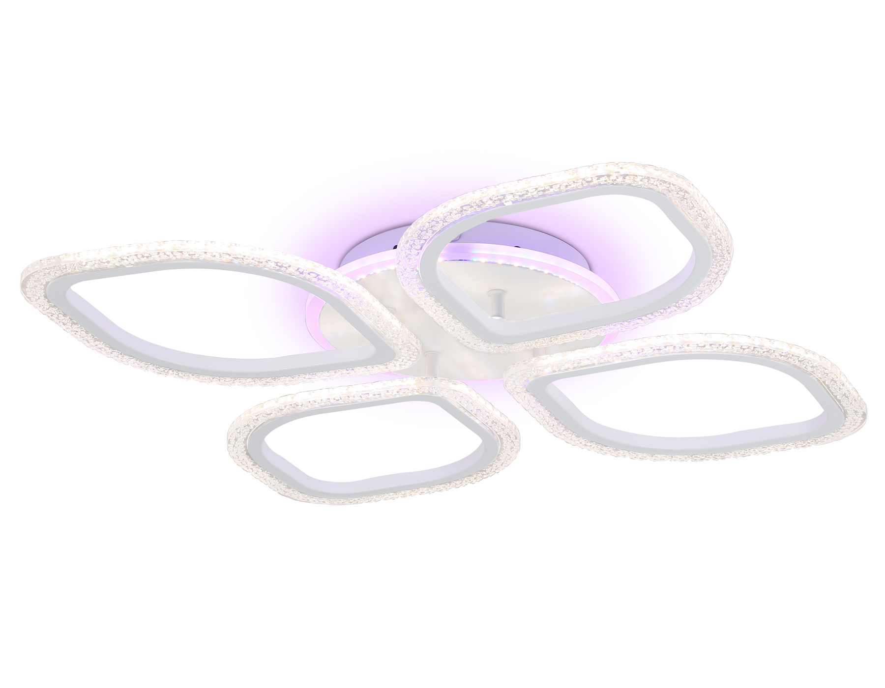 Потолочный светодиодный светильник с пультом FA4501/4 WH белый 75W 3000K+BL/4200K+PU/3000K+6400K 500*500*75 (ПДУ ИК)