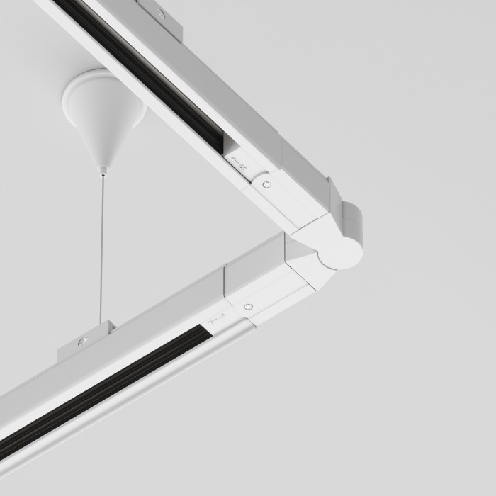 Коннектор поворотный шарнирный Trinity белый трехфазный Maytoni Technical TRA005CS-31W (tra005cs_31w)