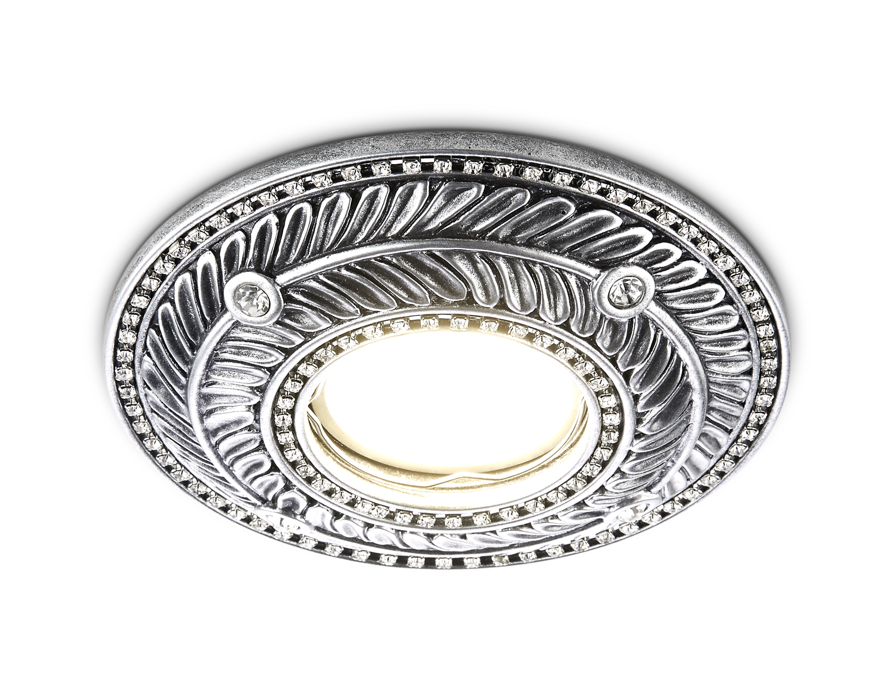 Встраиваемый точечный светильник MR16 из гипса D4468 SL серебро